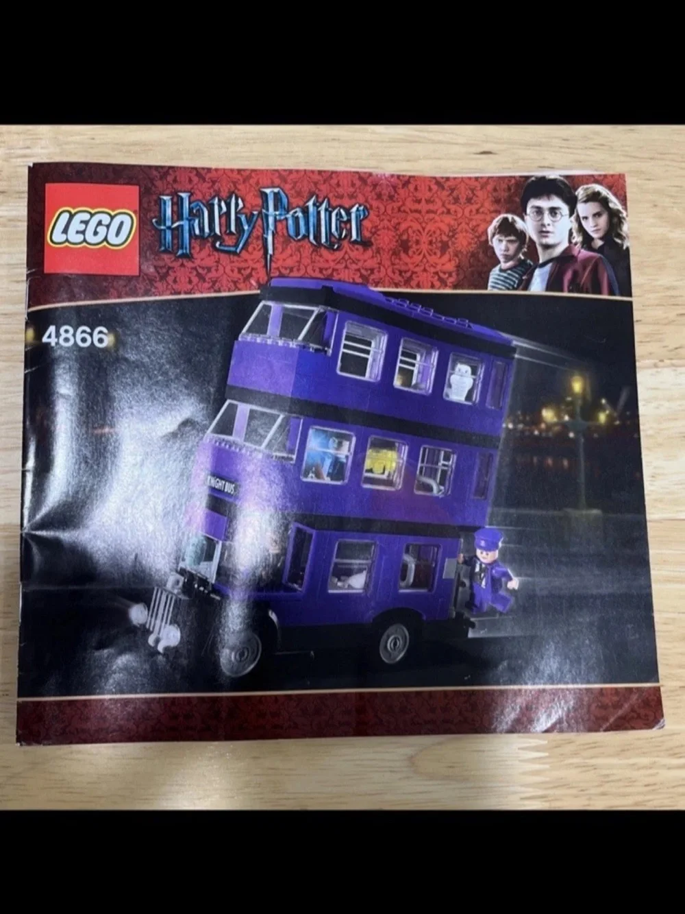 Retired and Rare Lego Harry Potter The Knight Bus [4866] Complete Set with Box
